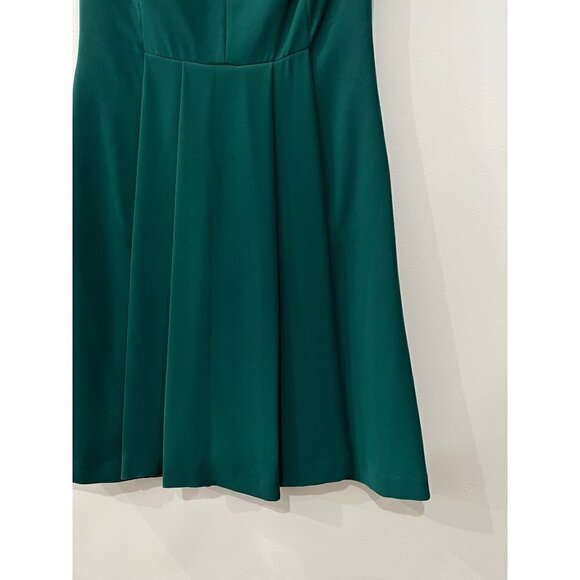 Vince Camuto Size 2P green hidden pocket fit & flare dress - Picture 12 of 13